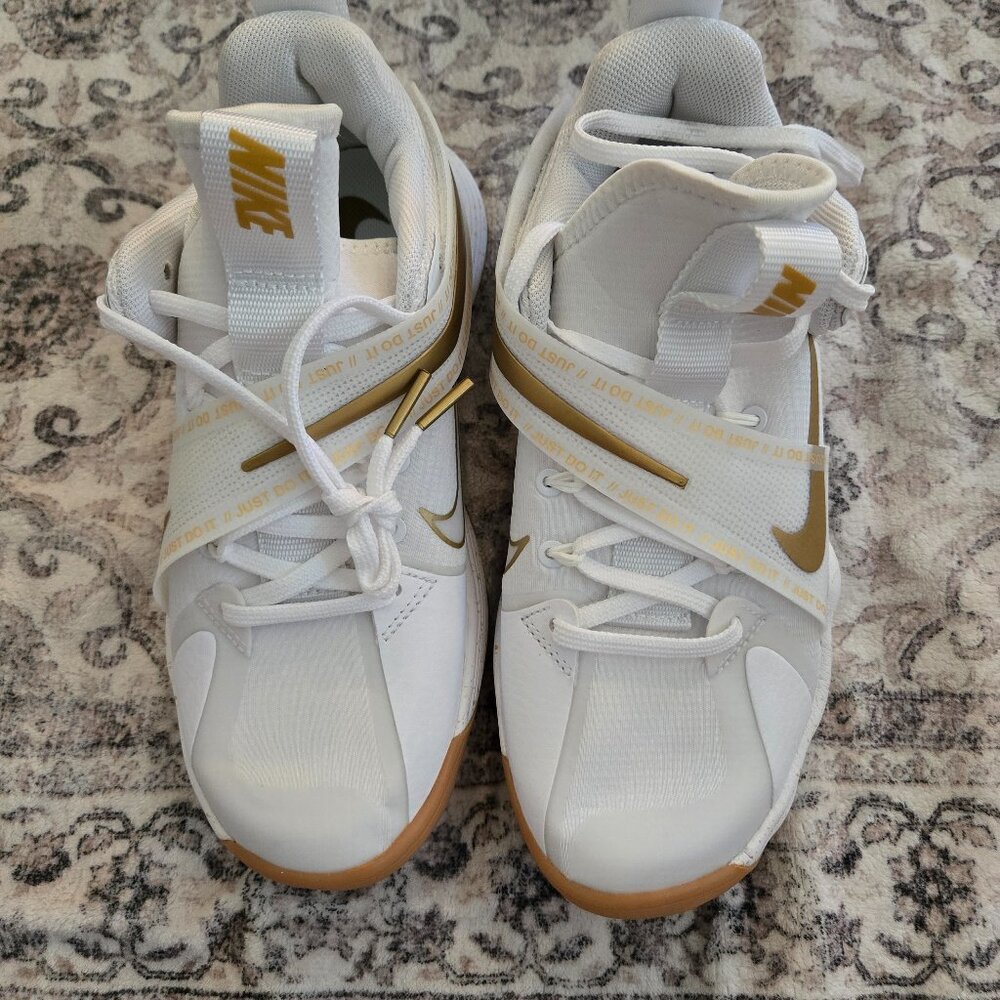 Nike React Hyperset SE White/ Metallica Gold
